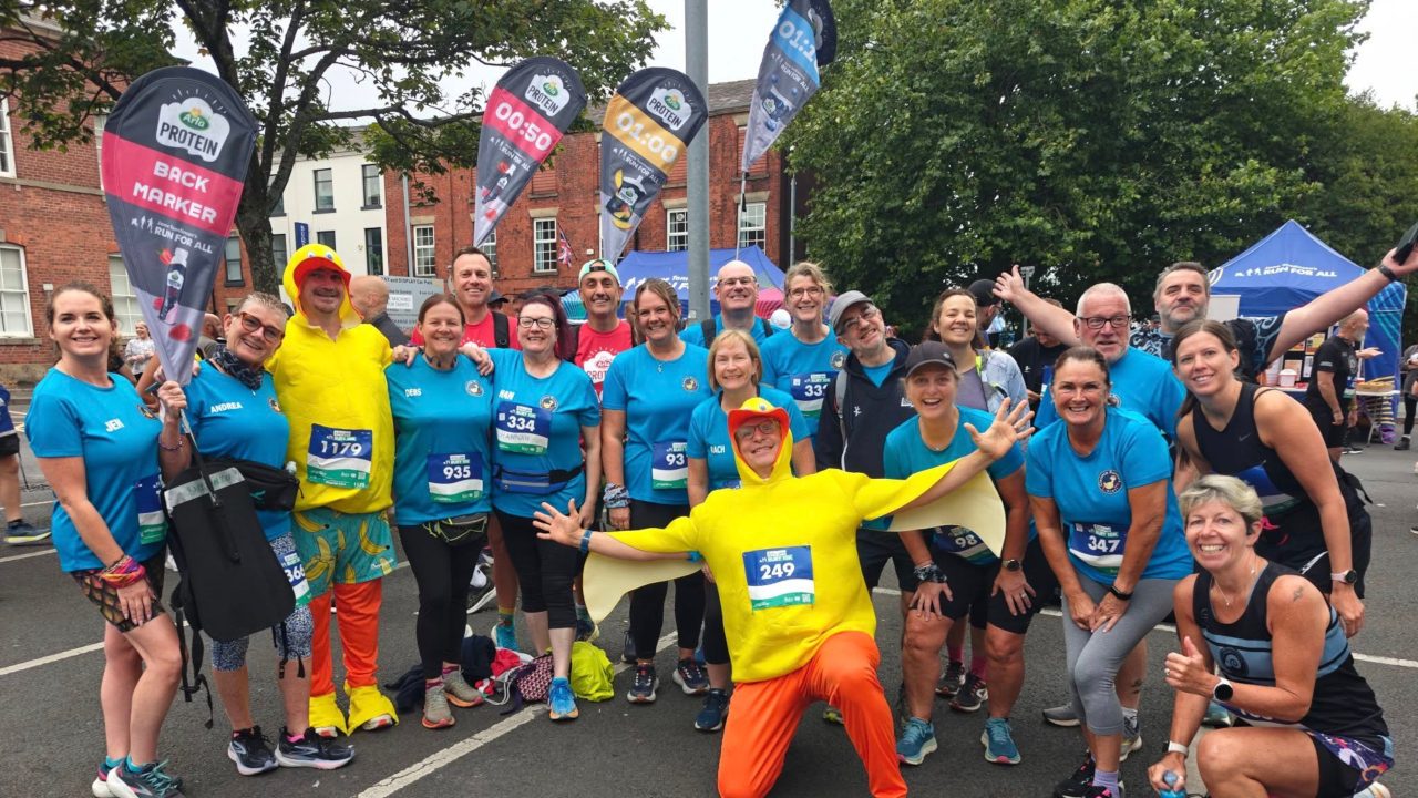 Clarence Runners members at a running event