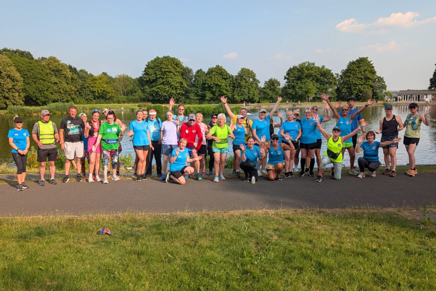 Clarence Runners group