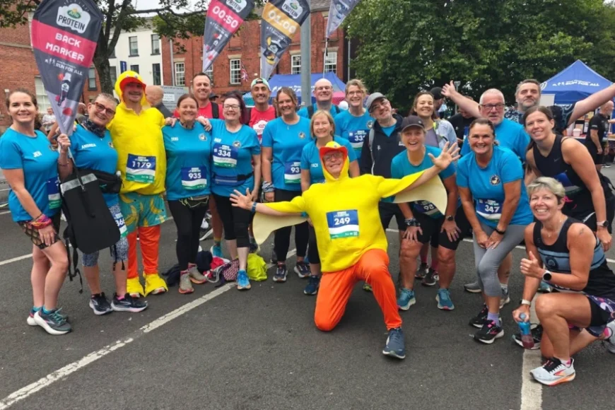 Clarence runners at Bury 10k